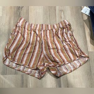 Madewell Colorful Stripe Pull On Shorts